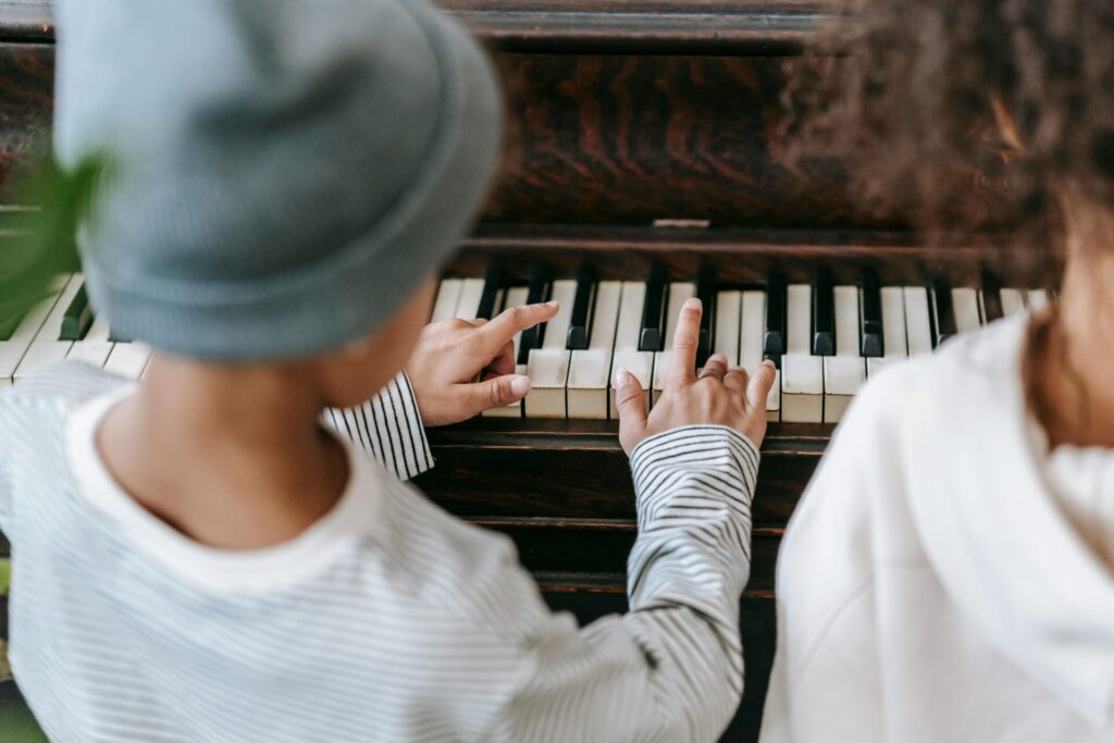 Piano spelen zonder noten