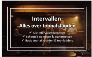Intervallen alles over toonafstanden in muziek pakket