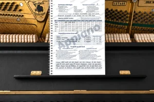 Appiano Practice journal oefen pagina piano